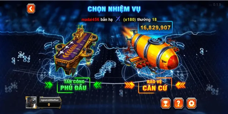 Oanh Tạc Đại Dương Với Bắn Cá Đại Chiến B52 Tại U888