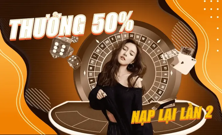 Bùng Nổ Ưu Đãi Nạp Lần 2 Tặng 50% Tại Nhà Cái U888 Cực Khủng Bùng Nổ Ưu Đãi Nạp Lần 2 Tặng 50% Tại Nhà Cái U888 Cực Khủng